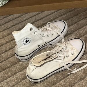 Converse Classic White Platform High-Tops